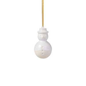 WINTER GLOW SNOWMAN ORNAMENT