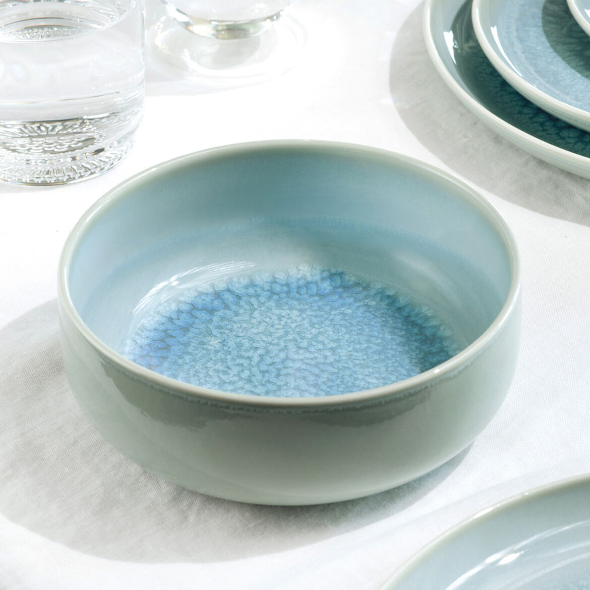 Crafted Blueberry muesli bowl, 780 ml, blue