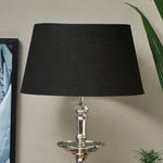Load image into Gallery viewer, LINEN LAMPSHADE ALL BLACK 35 X 45
