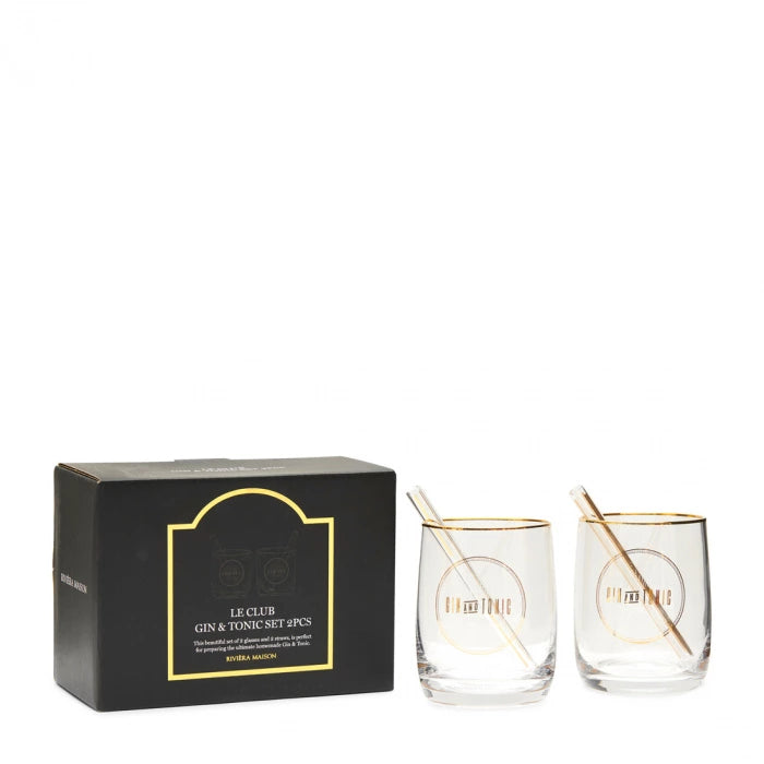 LE CLUB GIN & TONIC SET OF 2 PIECE