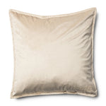 Load image into Gallery viewer, VELVET PILLOW COVER FLAX 50X50
