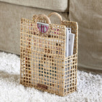 Load image into Gallery viewer, RUSTIC RATTAN SISI MAGAZINE HOLDER
