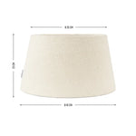 Load image into Gallery viewer, BOUCLE LAMPSHADE WHITE 45X25
