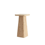 Load image into Gallery viewer, SIDE TABLE 30X30X55 CM KEPAMI TRAVERTINE SAND
