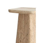 Load image into Gallery viewer, SIDE TABLE 30X30X55 CM KEPAMI TRAVERTINE SAND
