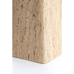 Load image into Gallery viewer, SIDE TABLE 30X30X55 CM KEPAMI TRAVERTINE SAND
