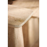 Load image into Gallery viewer, SIDE TABLE 30X30X55 CM KEPAMI TRAVERTINE SAND
