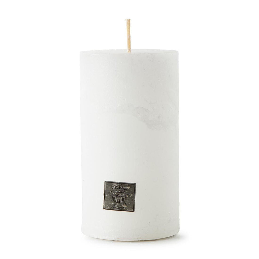 Riviera Maison Rustic Candle Frosted White 7X13