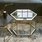 Load image into Gallery viewer, Costa Mesa Hexagon Side Table Glass
