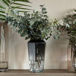 Load image into Gallery viewer, Midnight Hexagon Vase Grey
