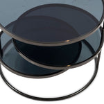 Load image into Gallery viewer, RIVIERA MAISON LIBERTY ROUND DOUBLE END TABLE IN BLACK
