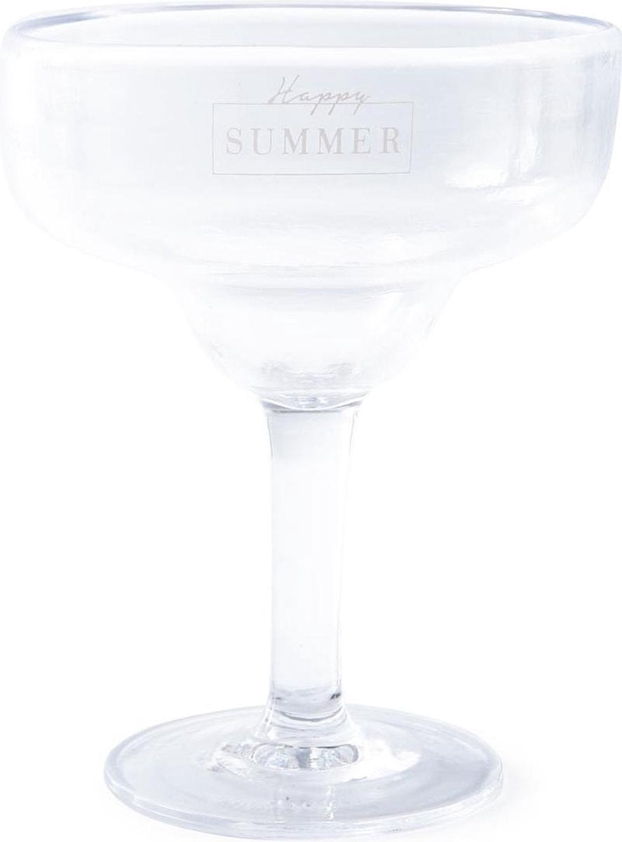 HAPPY SUMMER COCKTAIL GLASS