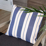 Load image into Gallery viewer, BLU STRIPE PILLOW COVER 60X60
