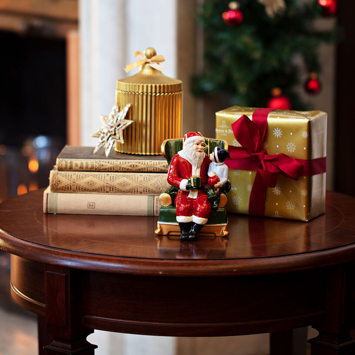Christmas Toys-Santa on Armchair