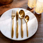 Load image into Gallery viewer, Classic RM Cutlery soft gold 4 pcs
