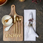 Load image into Gallery viewer, Classic RM Cutlery soft gold 4 pcs
