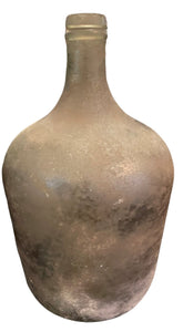 VASE RECYCLED GLASS BROWN 18X18X30CM