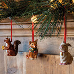Load image into Gallery viewer, NOST ORNAMENTS ORN FOREST ANIMALS SET 3P
