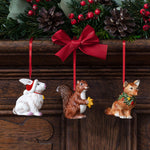 Load image into Gallery viewer, NOST ORNAMENTS ORN FOREST ANIMALS SET 3P
