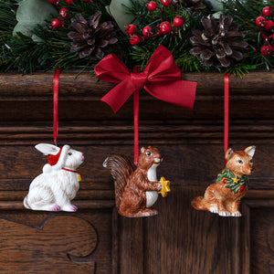 NOST ORNAMENTS ORN FOREST ANIMALS SET 3P