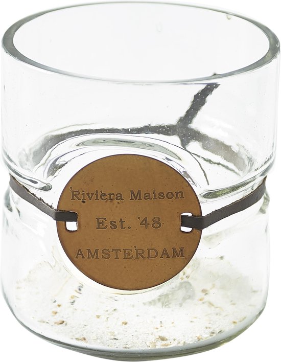 Riviera Maison Amsterdam Hurricane-S-Tea light holder-Glass.