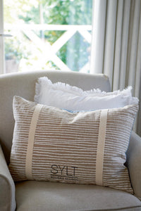 SYLT SALTY SHORE STRAP PILLOWCOVER 65X45