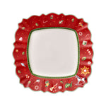 Load image into Gallery viewer, TOYS DELIGHT SQUARE FLAT PLATE RED
