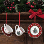 Load image into Gallery viewer, TOY&#39;S DELIGHT DEC, ORNAMENTS TABLEW.SET RED 3PCS
