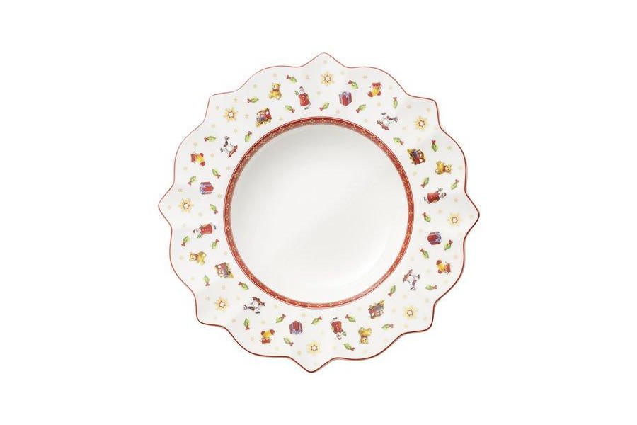 TOY'S DELIGHT DEEP PLATE WHITE
