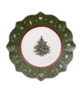 TOY'S DELIGHT SALAD PLATE GREEN