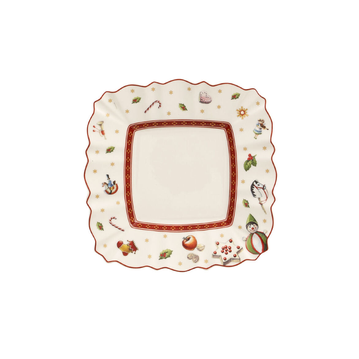 TOY'S DELIGHT SQUARE BREAD & BUTTER PLATE