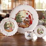 Load image into Gallery viewer, Toy&#39;s Fantasy Plate Large Santa &amp; Gifts
