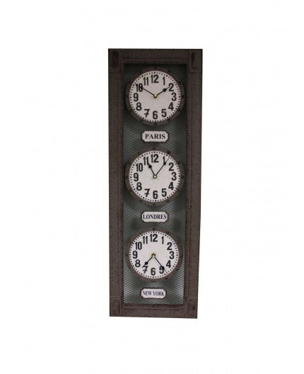 Triple Industrial Clock