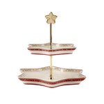Load image into Gallery viewer, WINTER BAKERY DELIGHT TRAY STAND HOLLY
