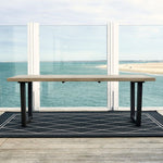 Load image into Gallery viewer, Riviera Maison Bondi Beach Outdoor DT 220x100 Wood/Black
