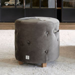 Load image into Gallery viewer, Bowery Footstool Velvet III Anthracite - Joinwell Malta
