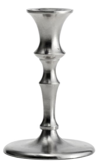 CORMAC CANDLE HOLDER SILVER SMALL