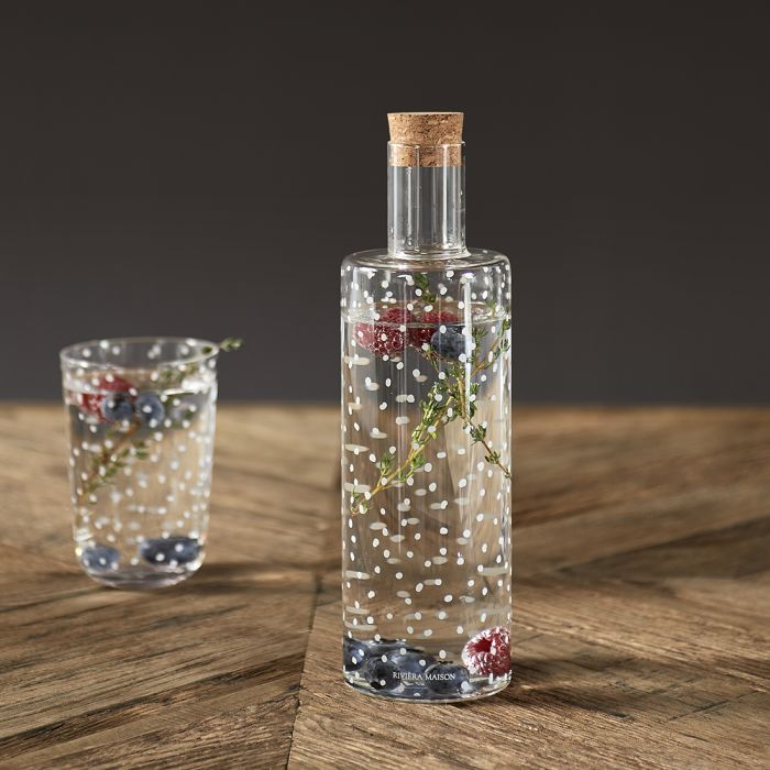 RIVIERA MAISON DOTS AND STRIPES WATER BOTTLE