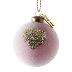Load image into Gallery viewer, Riviera Maison Pretty Heart Ornament Dusty Pink Diam.8
