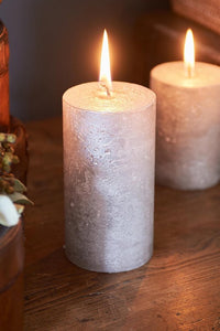 Riviera Maison Rustic Candle Silver 7x13