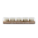 Load image into Gallery viewer, Riviera Maison Silver Sprinkle Scented Candle 5pcs
